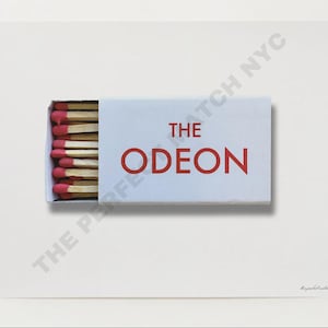 Het odeon [matchboekafdruk]