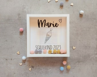 3D Picture Frame for First Day of School - Personalized Picture Frame as the Perfect Gift for Schoolchildren 2024