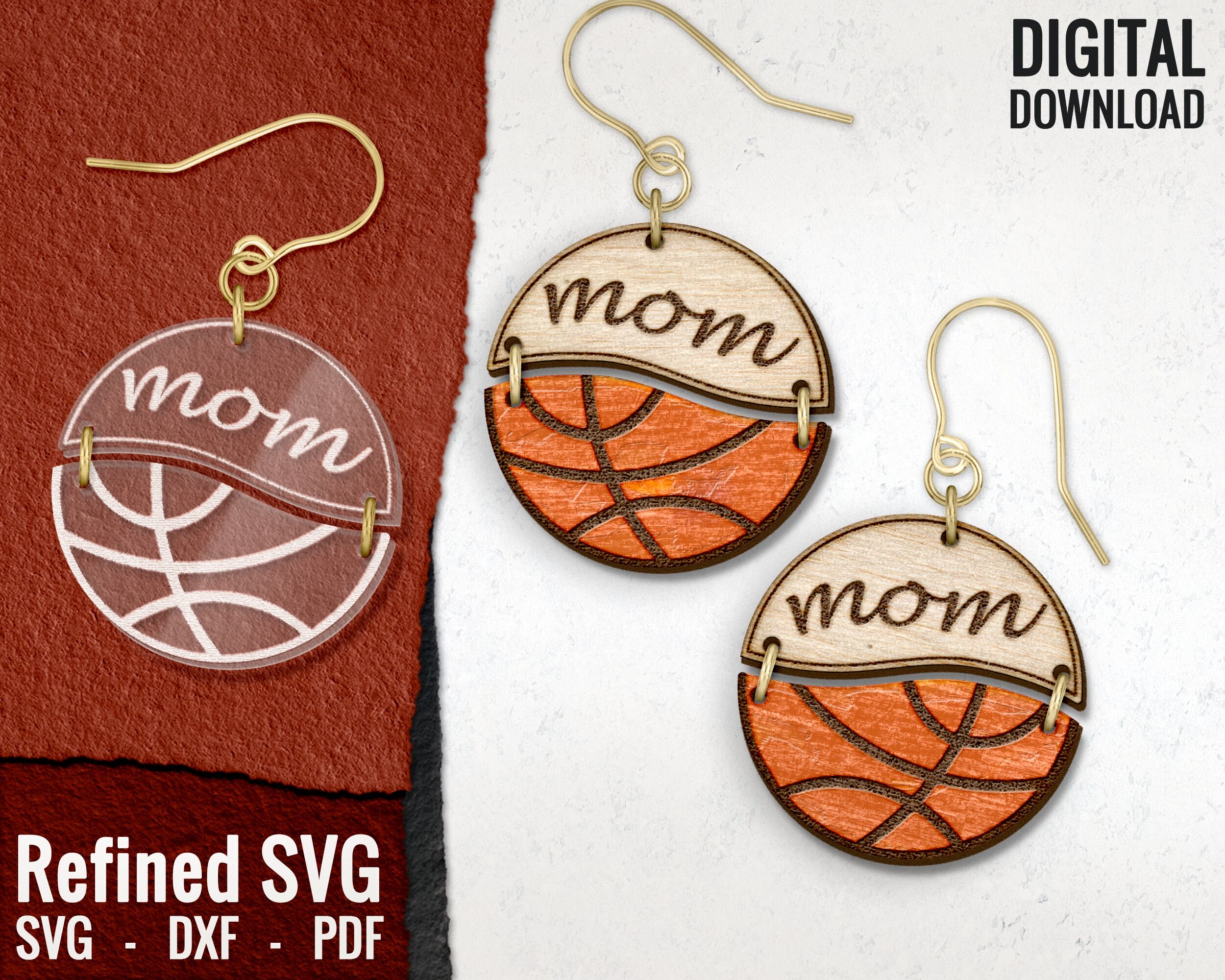 Basketball Mom Earrings Basketball Mom Earrings