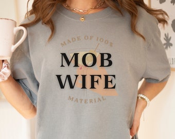 Mafiafru-t-shirt, mafiafru-tröja, presenter till henne, mafiafru-estetik, maffiatrend 2024, present till nybliven brud, mafiaeran-fru, gör mafiafru-saker