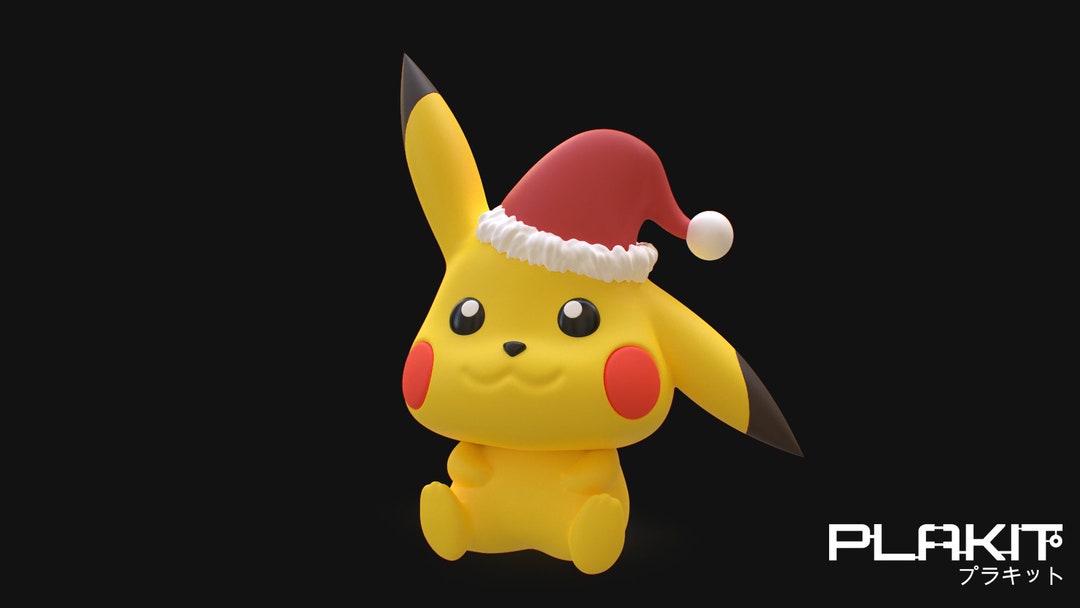 Pokemon Pikachu STL File 3D Digital Printing STL File for Etsy