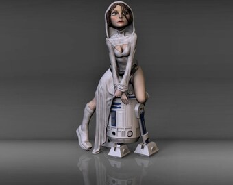 Princess Leia 3d - Etsy