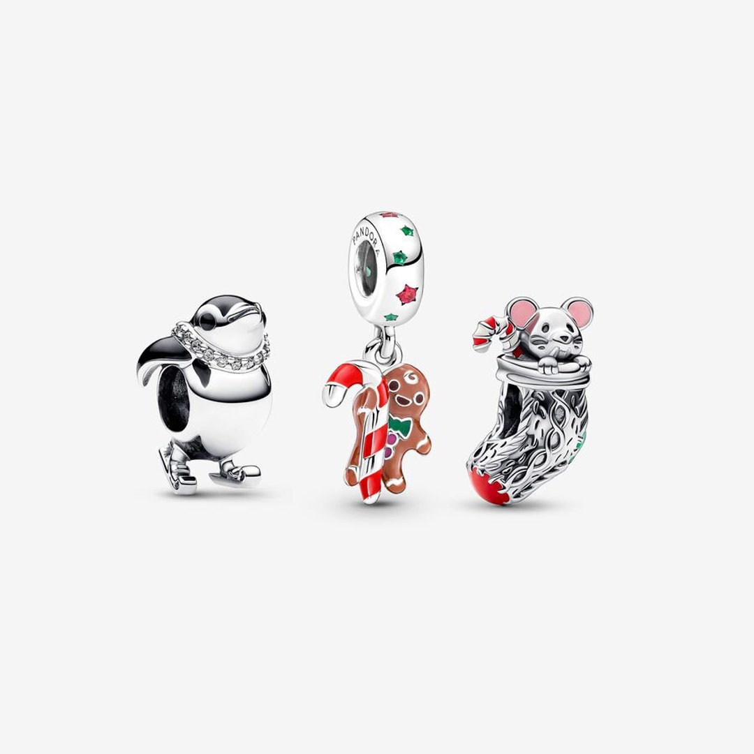 Pandora Christmas Novelty Charm Gift Set Etsy