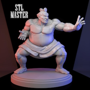 Honda Street Fighter 3D Print STL File for 3D Printing, Instant Download Drive Link