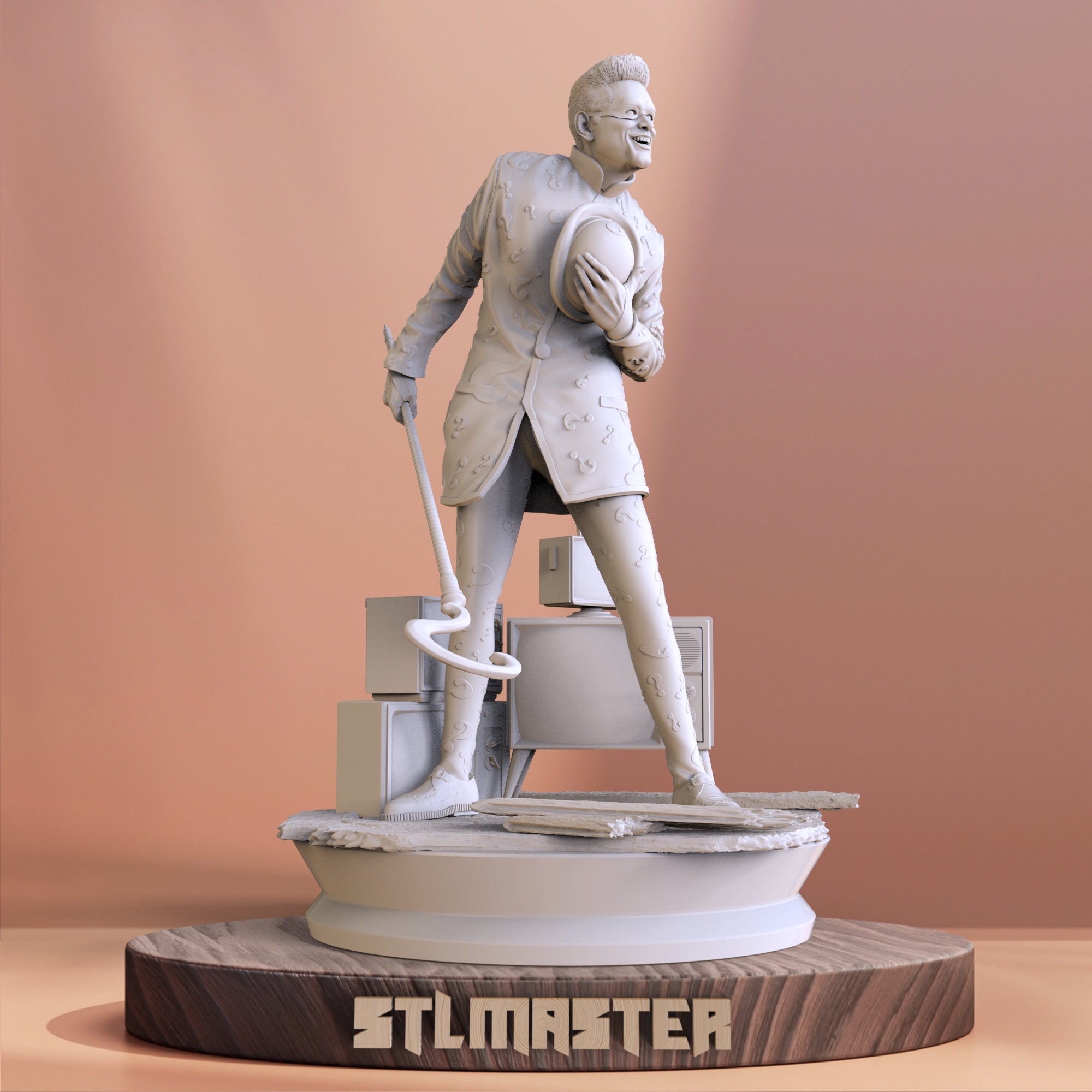 Riddler 3D Print STL File for 3D Printing, Instant Download Drive Link ...