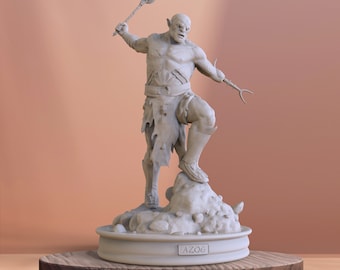 Azog 3D Print STL File for 3D Printing, Instant Download Drive Link
