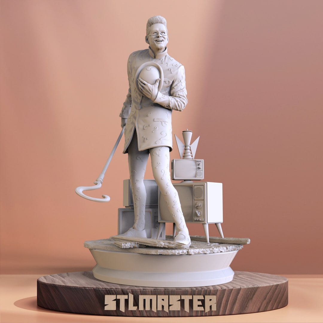 Riddler 3D Print STL File for 3D Printing, Instant Download Drive Link ...