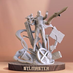 Magneto 3D Print STL File for 3D Printing, Instant Download Drive Link