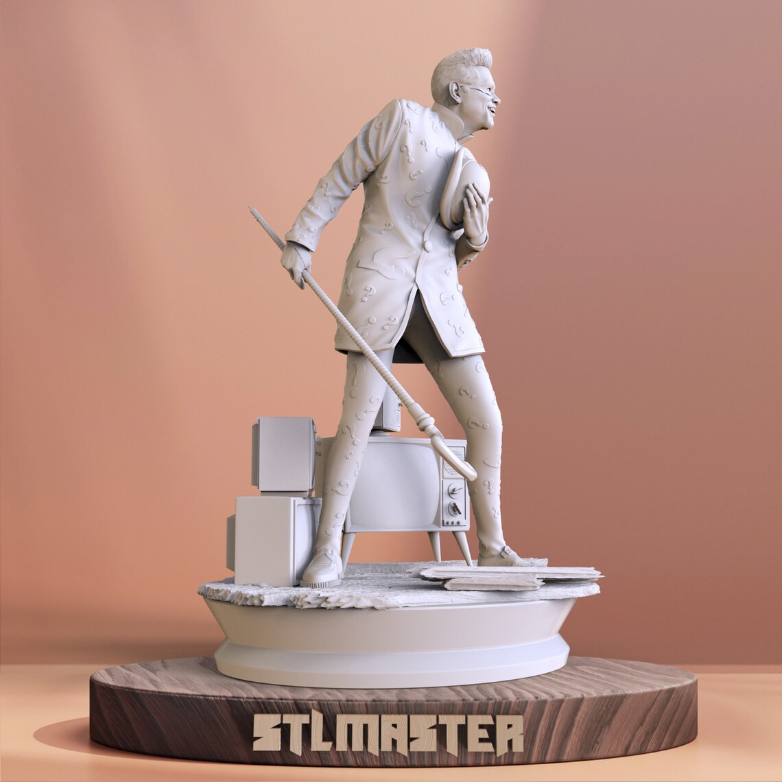 Riddler 3D Print STL File for 3D Printing, Instant Download Drive Link ...