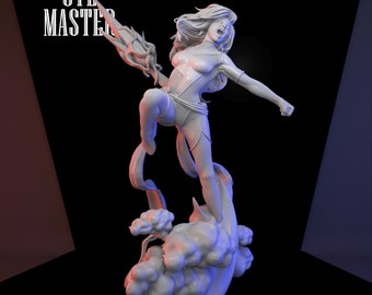 Miss Marvel 3D Print STL File for 3D Printing, Instant Download Drive Link