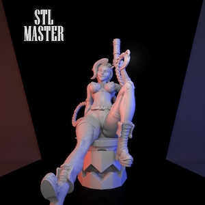 Jinx sexy 3D Print STL File for 3D Printing, Instant Download Drive Link
