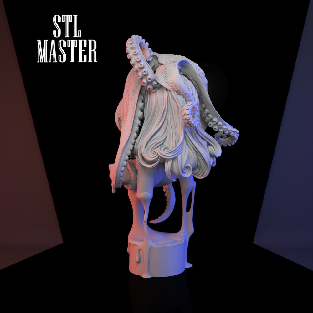 Octopus Girl 3D Print STL File for 3D Printing Instant - Etsy Canada