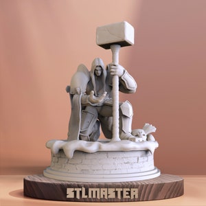 Arthas 3D Print STL File for 3D Printing, Instant Download Drive Link