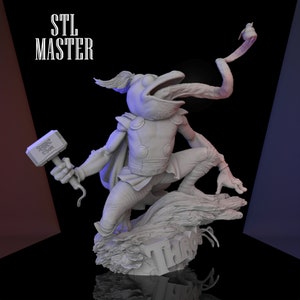 Throg 3D Print STL File for 3D Printing, Instant Download Drive Link