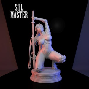Sara Woman blade 3D Print STL File for 3D Printing, Instant Download Drive Link