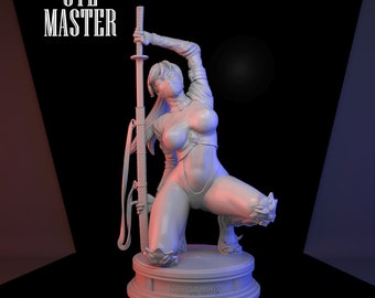 Sara Woman blade 3D Print STL File for 3D Printing, Instant Download Drive Link