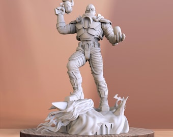 Mr Freeze 3D Print STL File for 3D Printing, Instant Download Drive Link