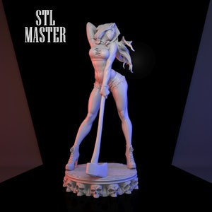 Jason GIRL 1-6 SCALE 3D Print STL File for 3D Printing, Instant Download Drive Link
