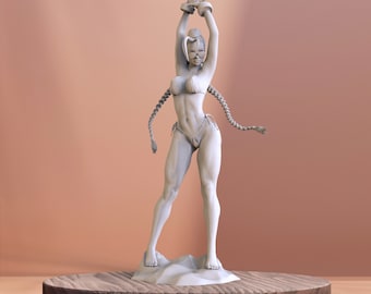 Cammy Bikini 3D Print STL File for 3D Printing, Instant Download Drive Link