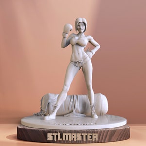 Box Girl  3D Print STL File for 3D Printing, Instant Download Drive Link