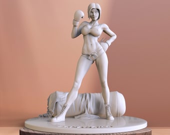 Box Girl  3D Print STL File for 3D Printing, Instant Download Drive Link