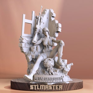 Metal Gear Solid - Quiet 3D Print STL File for 3D Printing, Instant Download Drive Link