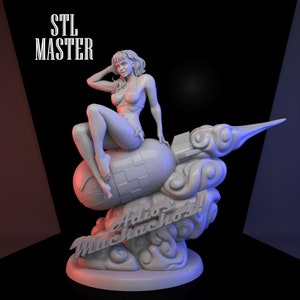 Nuke Girl Adios Muchachos 3D Print STL File for 3D Printing, Instant Download Drive Link
