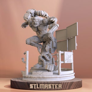 Beast Escape Arm 3D Print STL File for 3D Printing, Instant Download Drive Link