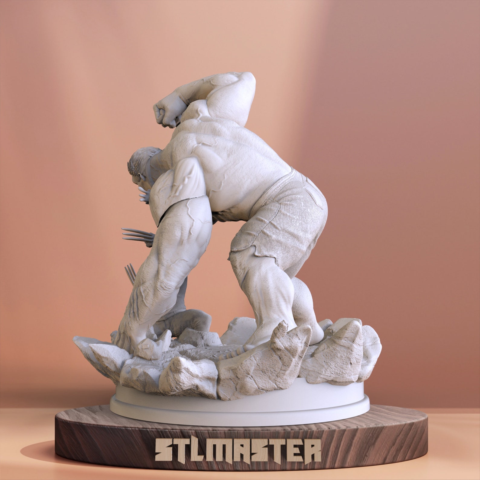 Hulk Vs Wolverine Star Wars 3D Print STL File for 3D Printing, Instant ...
