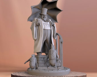 Penguin 3D Print STL File for 3D Printing, Instant Download Drive Link