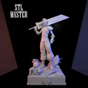 Final fantasy game 3D Print STL File for 3D Printing, Instant Download Drive Link