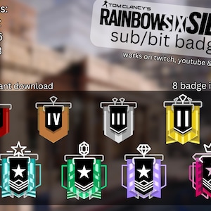 Siege rank badge - Etsy 日本