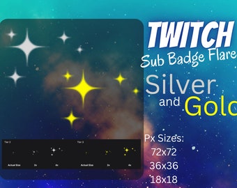 Custom Twitch Sub Badge Flares