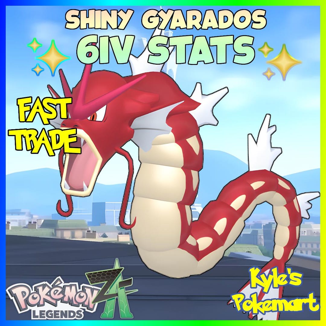 Gyarados Cromatico 6IV Per Pokémon Diamante Lucente E Perla Lucente (BDSP)