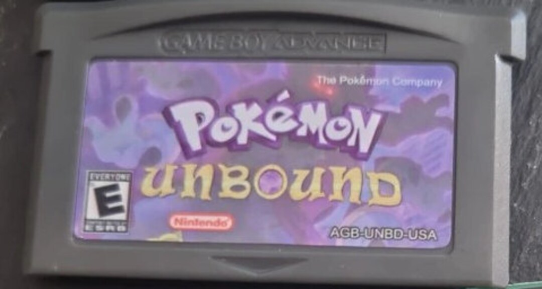 Pokemon Unbound ROM Hack Full Game Etsy