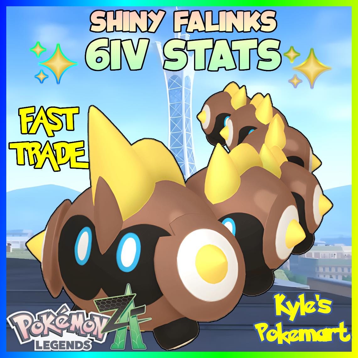 shiny falinks pokemon card Falinks V FA Shiny SV115/SV122 Shining Fates Pokémon Card main image 0