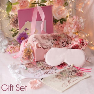 Gift box for women with Personalized Gifts, Birthday Gift Box for her with Mulberry Silk Items