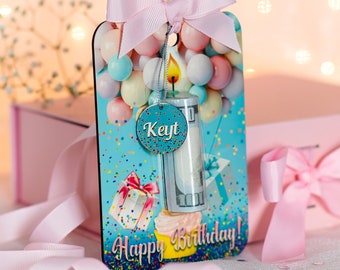 Personalized Birthday Money Card Holder, Money Holder with Name for gift, Money Gift Holder, Money Gift Ideas, Cash Gift Holder