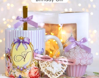 Personalized Mug Gift Box for Teen Girl Birthday, Best Friend Present