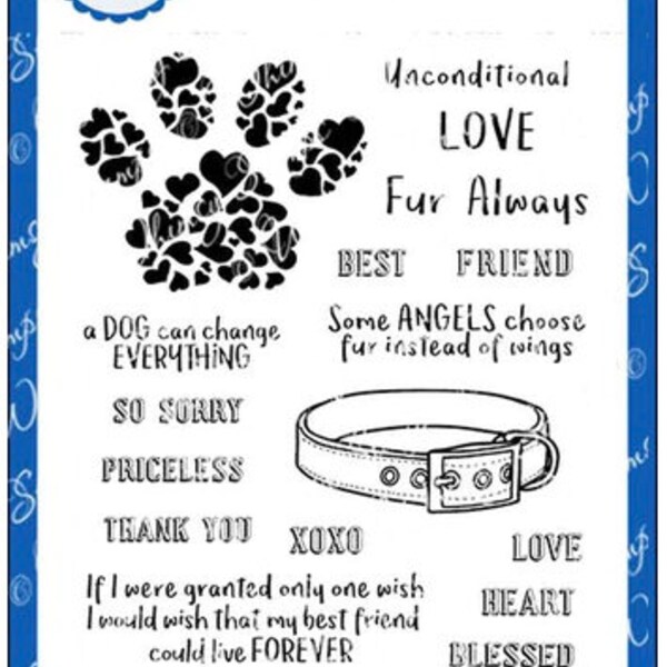 Stamp Set, Whimsy Stamps, Unconditional Love Photopolymer Clear Stamp