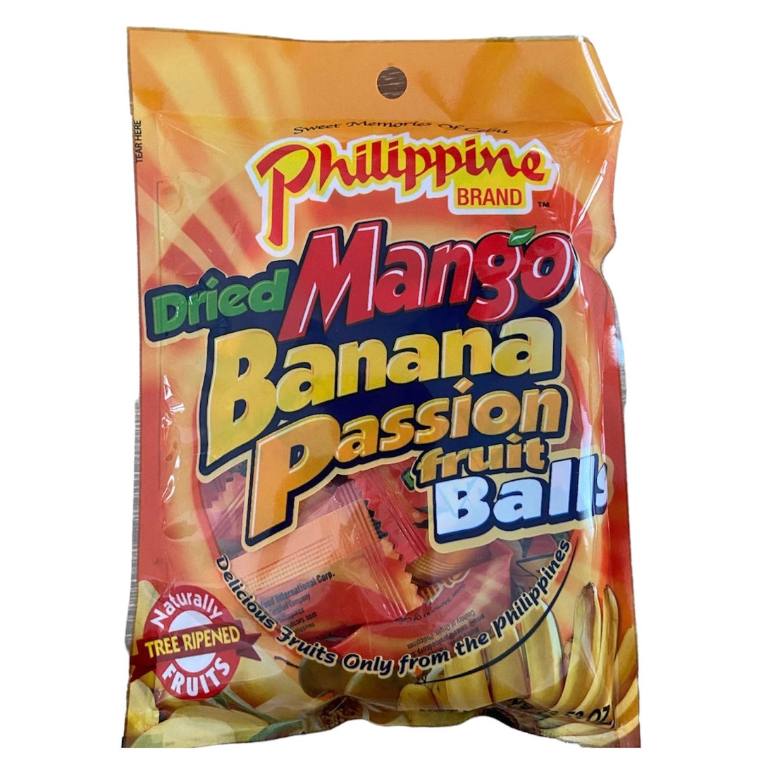Philippine Brand Dried Mango Banana Passion Balls Etsy