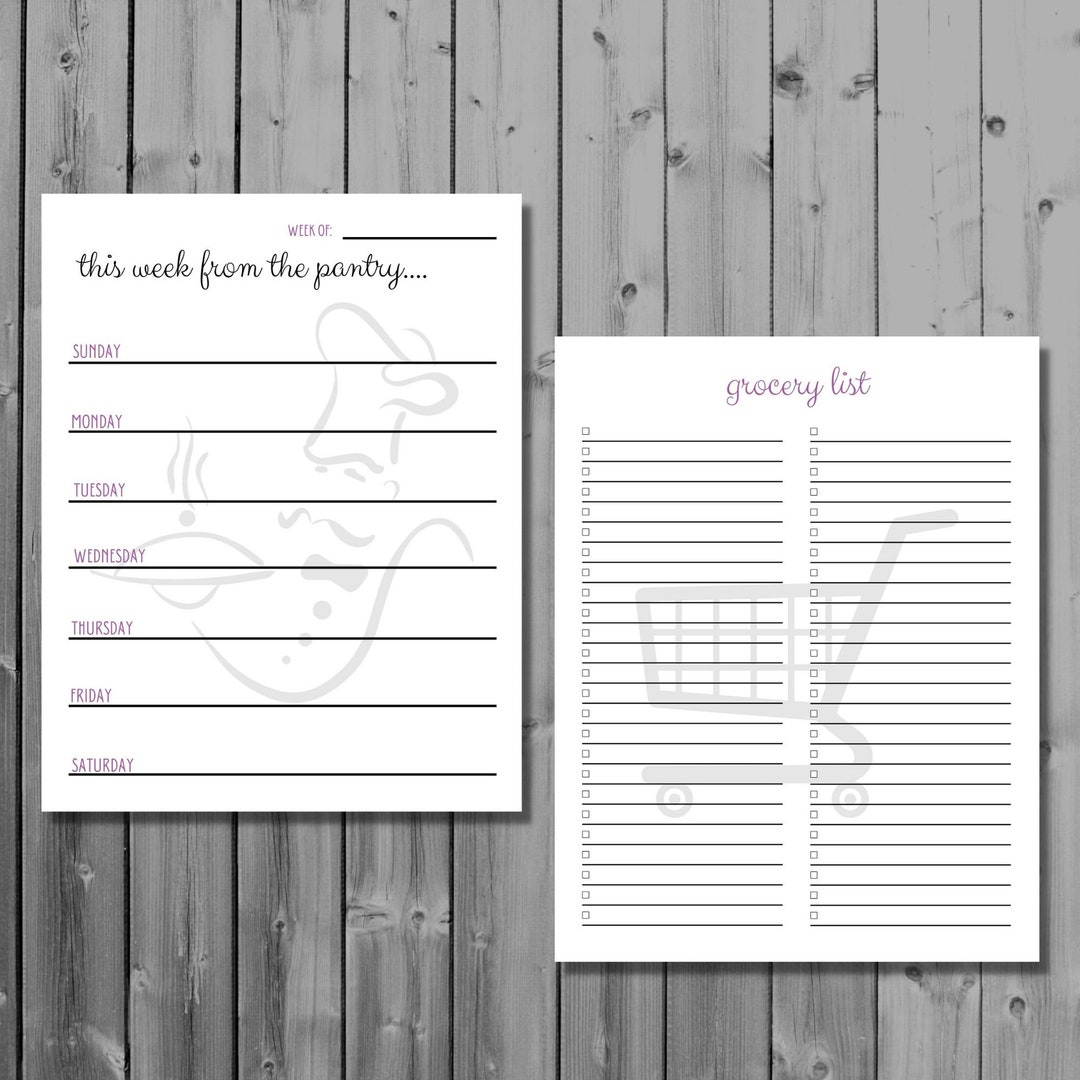 Healthy Meal Plans And Grocery List Healthy Meal Plans And Grocery List