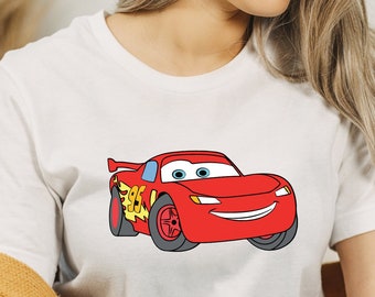 Cool Lightning McQueen T-Shirt, Disney Cars Tee, Pixar Lightning McQueen, I Am Speed, Disneyland Family Tee, Kid Tee, Unisex Bella Canvas