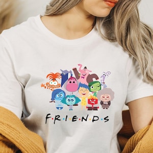 Cute Inside Out 2 Friends T-Shirt, Disney Inside Out 2 Shirt, Pretty Riley Inside Out Outfit, Disneyland Tees, Disney Gifts, Kid Tee, Unisex