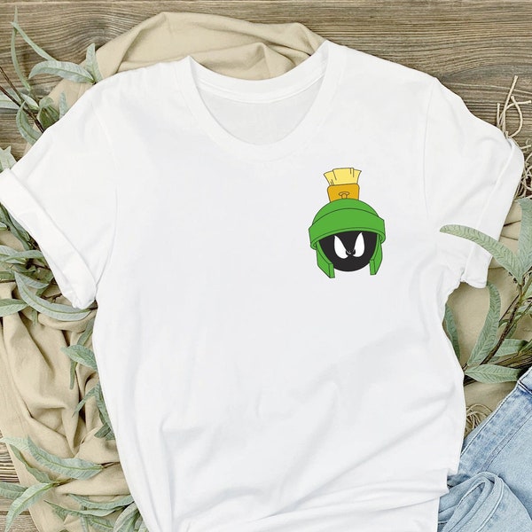 Marvin the Martian T-Shirt, Looney Tunes Funny Shirt, Warner Bros T-Shirt, Retro Looney Tunes Tee, Man T-Shirt, Woman T-Shirt T, Kid T-Shirt