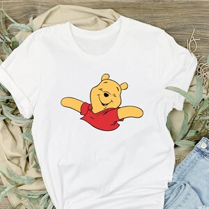 Cute Winnie The Pooh T-Shirt, Funny Disney Shirt, Disney Castle T-Shirt, Pretty Winnie The Pooh Shirt, Man Shirt T, Woman Shirt, Holiday Tee