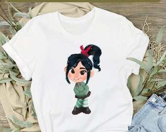 Cute Vanellope von Schweetz DTF Transfer, Disney Wreck-It Ralph DTF, Pretty Disney Vanellope Ready To Press, Disneyland Family Design