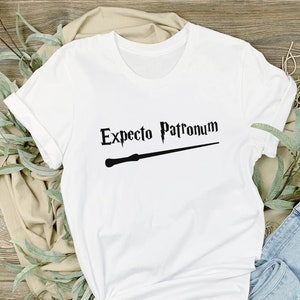 Funny Wizard Wand Shirt, Expecto Patronum, Sweet Gifts For, Holiday Shirt, Lovely Shirt, Man Shirt, Woman Shirt, Toddler Shirt, Heartwarming