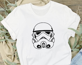 Stormtrooper Vector Design T-shirt, Pretty Disney Stormtrooper Shirt, Cool Star Wars Tee, Stormtrooper T-Shirt, Woman T-Shirt, Kid T-Shirt
