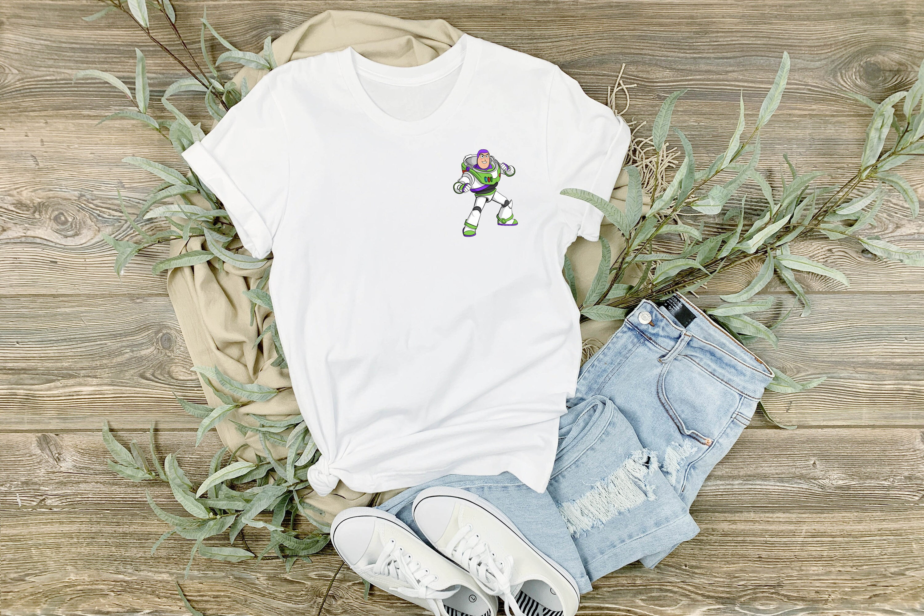 Buzz Lightyear Funny T-Shirt, Disney Toy Story Shirt, Pretty Buzz Lightyear Toy Story, Disneyland Tee, Kid Shirt, Woman Shirt, Pocket Design
